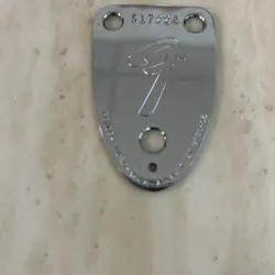 ORIGINAL 1973 OR 1974 FENDER STRATOCASTER NECK PLATE