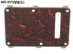 FENDER PLAYER II MODIFIED STRATOCASTER STRAT, TREMOLO BACK COVER PLATE TORTOISE