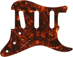 WD CUSTOM PICKGUARD FOR FENDER VOODOO JIMI HENDRIX TRIBUTE STRATOCASTER #05F ...