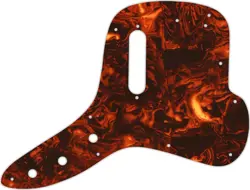 WD CUSTOM PICKGUARD FOR FENDER 1971-1977 MUSICMASTER BASS #05F FAUX TORTIOSE