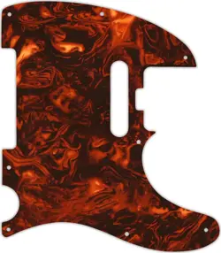 WD CUSTOM PICKGUARD FOR FENDER AMERICAN ELITE TELECASTER #05F FAUX TORTIOSE