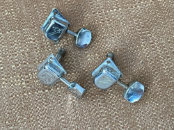 SET THREE 1966 - 76 FENDER STRATOCASTER TELECASTER GUITAR TUNERS TUNING PEGS