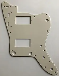 FOR FENDER JAPAN JAZZMASTER PAF STYLE GUITAR PICKGUARD 3 PLY VINTAGE YELLOW