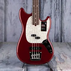 FENDER AMERICAN PERFORMER MUSTANG BASS, AUBERGINE
