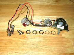 FENDER USA CHROME AMERICAN TELECASTER CONTROL POTS HARNESS