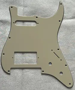 FOR FENDER STRAT FLOYD ROSE TREMOLO HS STYLE GUITAR PICKGUARD VINTAGE YELLOW