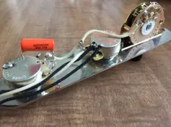 FENDER TELECASTER WIRING HARNESS 500K CTS OAK GRIGSBY  .022 ORANGE DROP NO PLATE