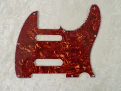 RED TORTOISE SHELL PICKGUARD 4 PLY FOR FENDER DELUXE NASHVILLE TELECASTER
