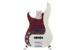 FENDER LEFT HANDED PJ BASS BODY PLAYER PLUS OLYMPIC PEARL FINISH FULLY LOADED