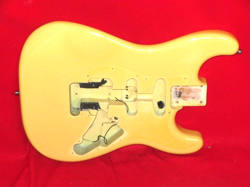 FENDER 1983 USA WHITE BLONDE FREE FLYTE AMERICAN STRATOCASTER BODY