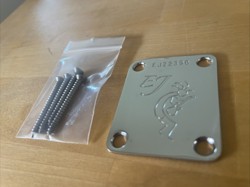 FENDER ERIC JOHNSON EJ STRATOCASTER STRAT GUITAR NECK PLATE & SCREWS