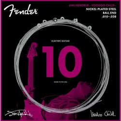 FENDER HENDRIX VOODOO CHILD BALL END NPS 10-38 ELECTRIC GUITAR STRINGS
