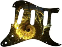 STRATOCASTER PICKGUARD CUSTOM FENDER SSS 11 HOLE GUITAR PICK GUARD ABSTRACT 6