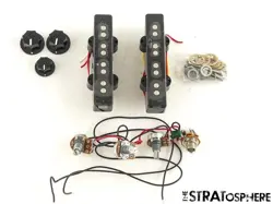 FENDER SQUIER AFFINITY JAZZ BASS PICKUPS POTS KNOBS PARTS