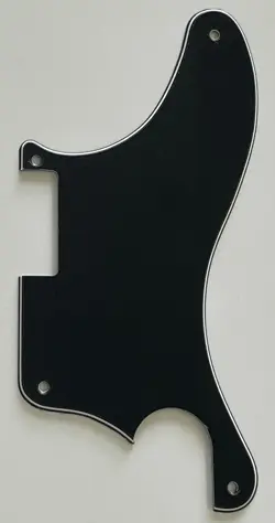 FOR FIT FENDER TELE CABALLO TONO LIGERO HUMBUCKER GUITAR PICKGUARD 3 PLY BLACK
