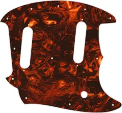 WD CUSTOM PICKGUARD FOR FENDER AMERICAN PERFORMER MUSTANG #05F FAUX TORTIOSE