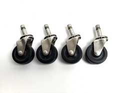 VINTAGE 1970'S FENDER AMPLIFIER CASTERS - SET OF 4 WHEELS