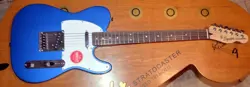 SQUIER TELE BY FENDER GREAT CONDITION ELECTRIC GUITAR PRO SETUP FENDER SOFT CASE
