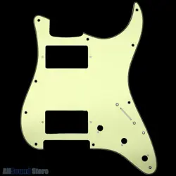 3PLY MINT GREEN PICKGUARD FOR USA/MIM STANDARD HH FENDER STRATOCASTER STRAT