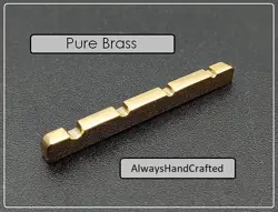 ALWAYSHANDCRAFTED BRASS NUT FOR FENDER PRECISION P BASS GUITAR - 42MM / 1.65