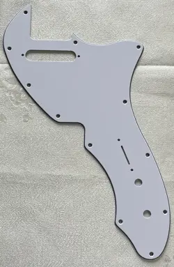 CUSTOM FOR FENDER TELECASTER THINLINE/TELE 69 STYLE GUITAR PICKGUARD 3-PLY WHITE