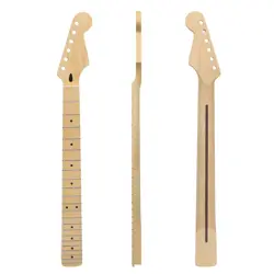 ELECTRIC GUITAR NECK 22 FRETS CANADA MAPLE FOR DIY FENDERS ST STRAT REPLACEMENT