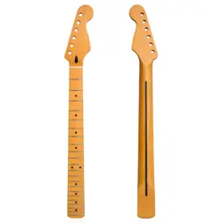 22 FRETS DIY ELECTRIC GUITAR NECK CANADA MAPLE FOR FENDER ST REPLACEMENT
