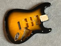 FENDER JV MODIFIED 50S STRATOCASTER GUITAR BODY SUNBURST JAPAN MIJ