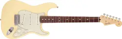 FENDER JUNIOR COLLECTION STRATOCASTER GUITAR SATIN VINTAGE WHITE MADE IN JAPAN