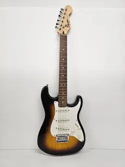 SQUIER STRAT BY FENDER ELECTRIC GUITAR - SUNBURST