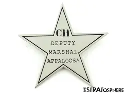 CUSTOM SHERIFF'S BADGE