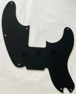 NEW GREAT-FOR FIT FENDER TELECASTER PRECISION BASS GUITAR PICKGUARD 1 PLY BLACK