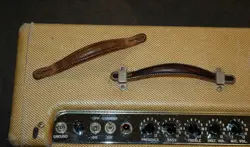 LEATHER REPLACEMENT AMP HANDLE FOR 1950S VINTAGE FENDER TWEED AMP