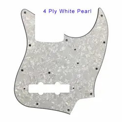 FOR FENDER 11 HOLES 4 STRING MIJ JANPAN JAZZ BASS GUITAR PICKGUARD,WHITE PEARL