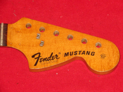 FENDER 1975 VENEER ROSEWOOD MUSTANG NECK
