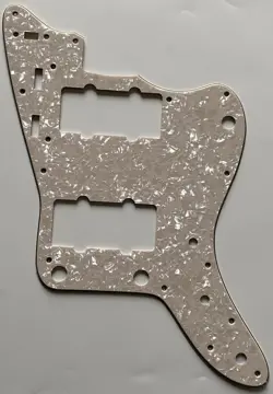 FOR FIT FENDER JAPAN JAZZMASTER STYLE GUITAR PICKGUARD 4 PLY IVORY WHITE PEARL