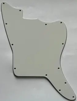 FOR FIT FENDER US JAZZMASTER BLANK STYLE GUITAR PICKGUARD 3 PLY PARCHMENT