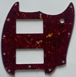 FOR FIT FENDER OFFSET SERIES MUSTANG PAF STYLE GUITAR PICKGUARD RED TORTOISE