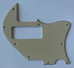 FOR FIT FENDER TELE MERLE HAGGARD F HOLE P90 GUITAR PICKGUARD VINTAGE YELLOW