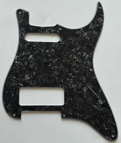 FOR FIT FENDER 8 HOLE STRATOCASTER WITH P90 PICKUP GUITAR PICKGUARD BLACK PEARL