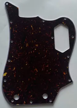 FOR FIT FENDER SQUIER VINTAGE MODIFIED BASS VI GUITAR PICKGUARD BROWN TORTOISE