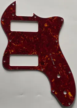 FOR FIT FENDER TELECASTER '72 THINLINE P90 STYLE GUITAR PICKGUARD RED TORTOISE