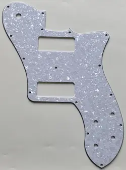 FOR FIT FENDER 72 TELECASTER DELUXE RE-ISSUE P90 GUITAR PICKGUARD WHITE PEARL