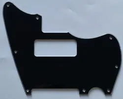 FOR FIT FENDER JAZZCASTER TELEMASTER HYBRID P90 GUITAR PICKGUARD 3 PLY BLACK
