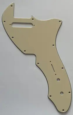 FOR FIT FENDER TELECASTER THINLINE/TELE 69 STYLE GUITAR PICKGUARD VINTAGE YELLOW