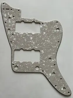 FOR FIT FENDER US JAZZMASTER STYLE GUITAR PICKGUARD 4 PLY IVORY WHITE PEARL