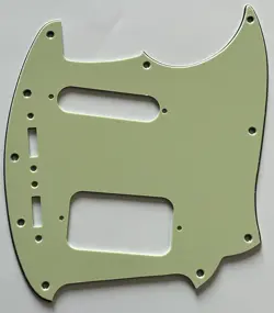 FOR FIT FENDER KURT COBAIN JAG-STANG STYLE GUITAR PICKGUARD 3 PLY VINTAGE GREEN