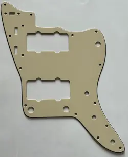 FOR FIT FENDER US JAZZMASTER STYLE GUITAR PICKGUARD 3 PLY VINTAGE YELLOW
