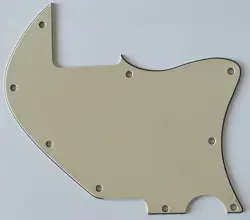 FOR FIT FENDER TELE MERLE HAGGARD F HOLE BLANK GUITAR PICKGUARD VINTAGE YELLOW