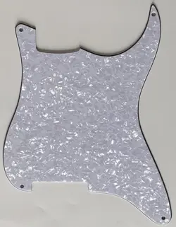 FOR FIT FENDER STRATOCASTER STRAT BLANK 4 SCREW GUITAR PICKGUARD WHITE PEARL